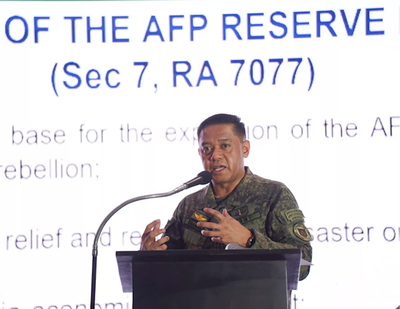 AFP recognizes role of reservists in national defense