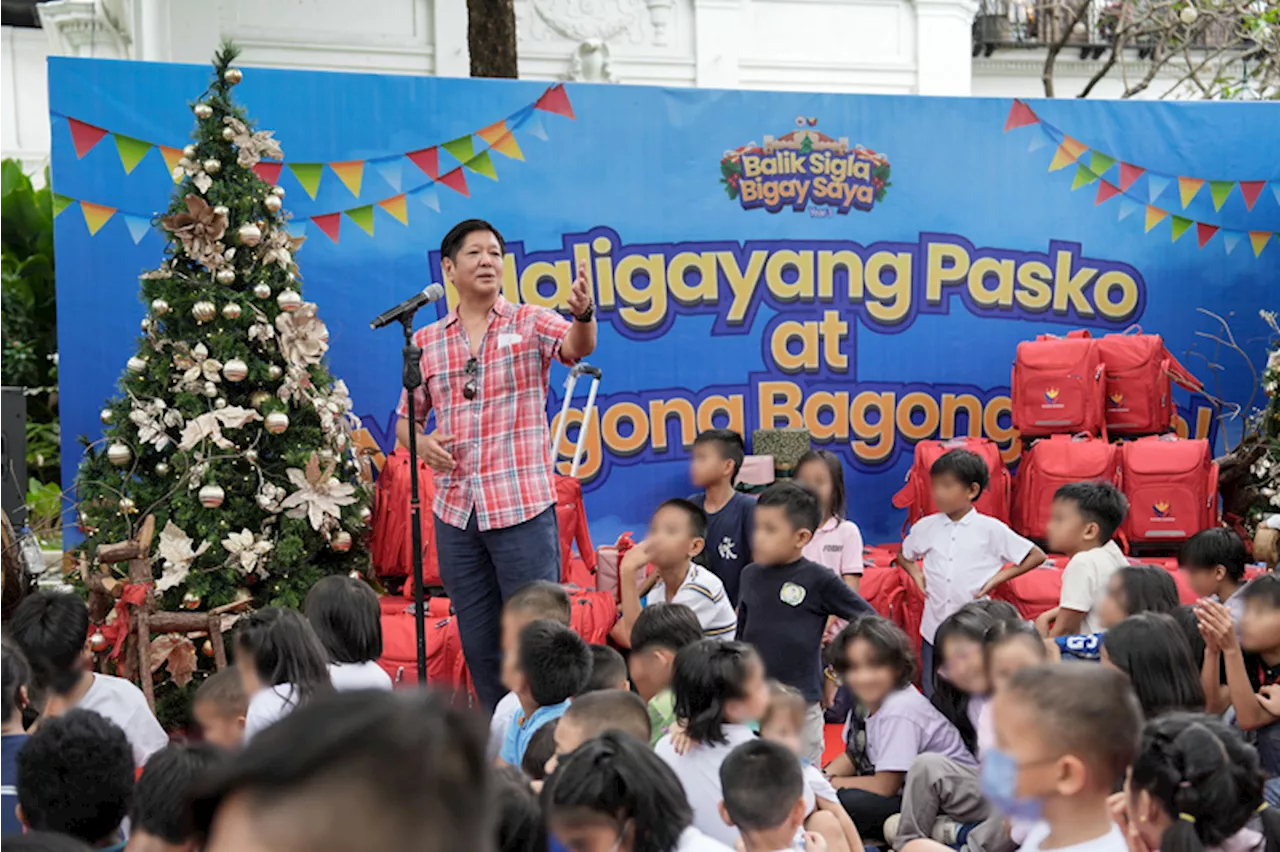 PBBM, First Lady lead gift-giving activity for children