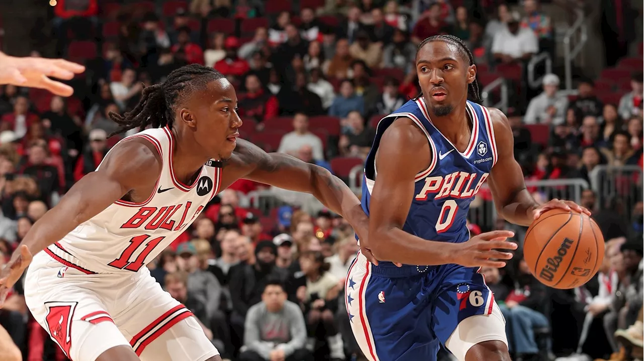 3 observations after Maxey's 1st triple-double, Embiid's giant quarter lead Sixers over Bulls