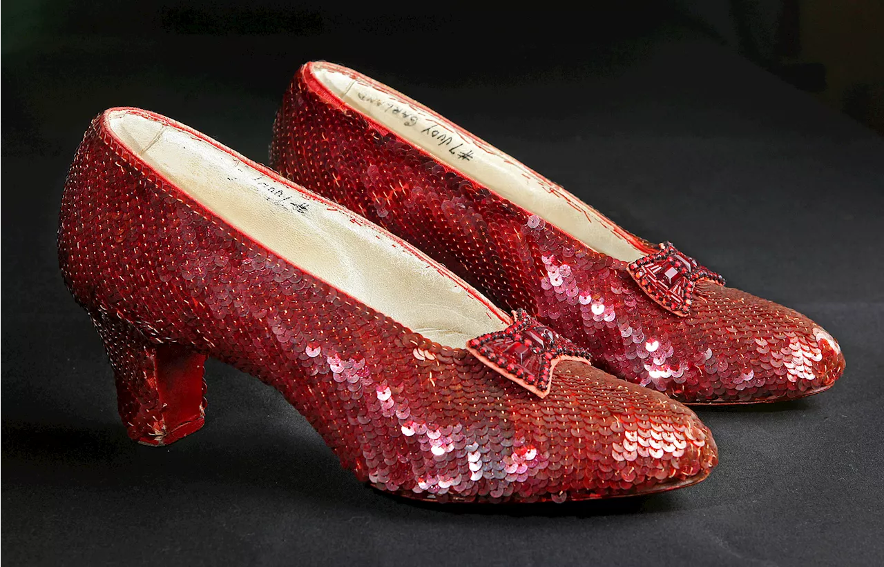 Judy Garland's stolen ‘The Wizard of Oz' ruby slippers sell for $28 million at auction