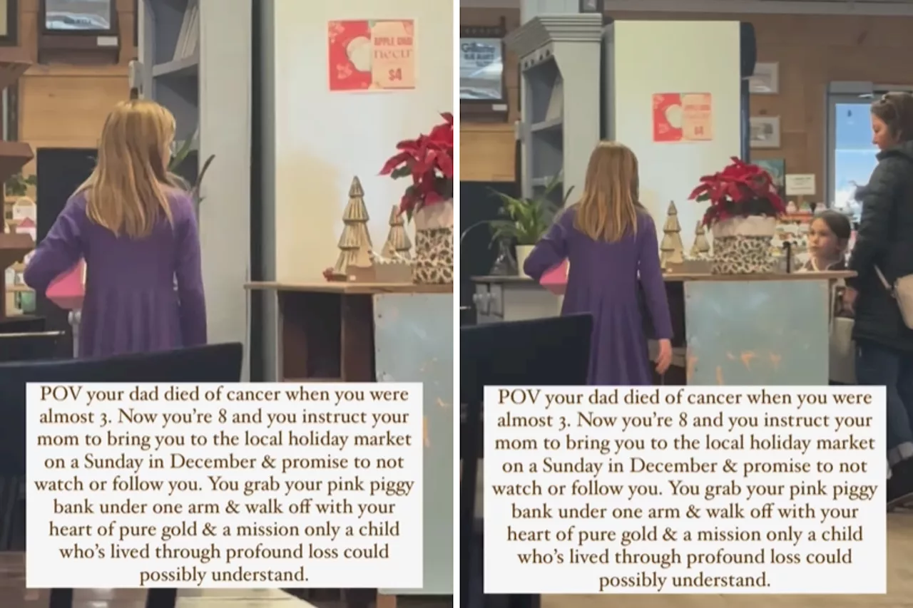 Tears at How Little Girl Who Lost Dad Shops for Mom's Christmas Present