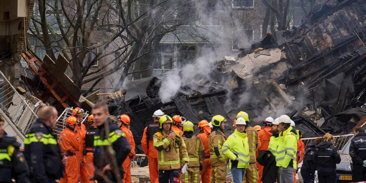 Nach Explosion in Den Haag: Suche nach Vermissten dauert an