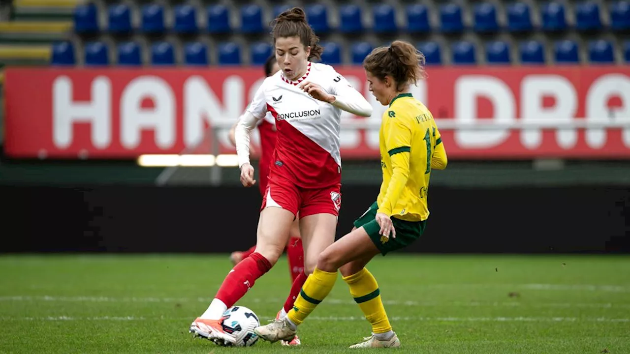 Utrecht-vrouwen boeken ruime zege op Fortuna en houden aansluiting met eredivisietop