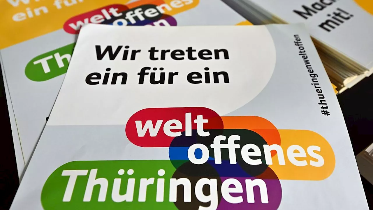 Thüringen: 'Weltoffenes Thüringen' hat inzwischen 8.000 Mitglieder