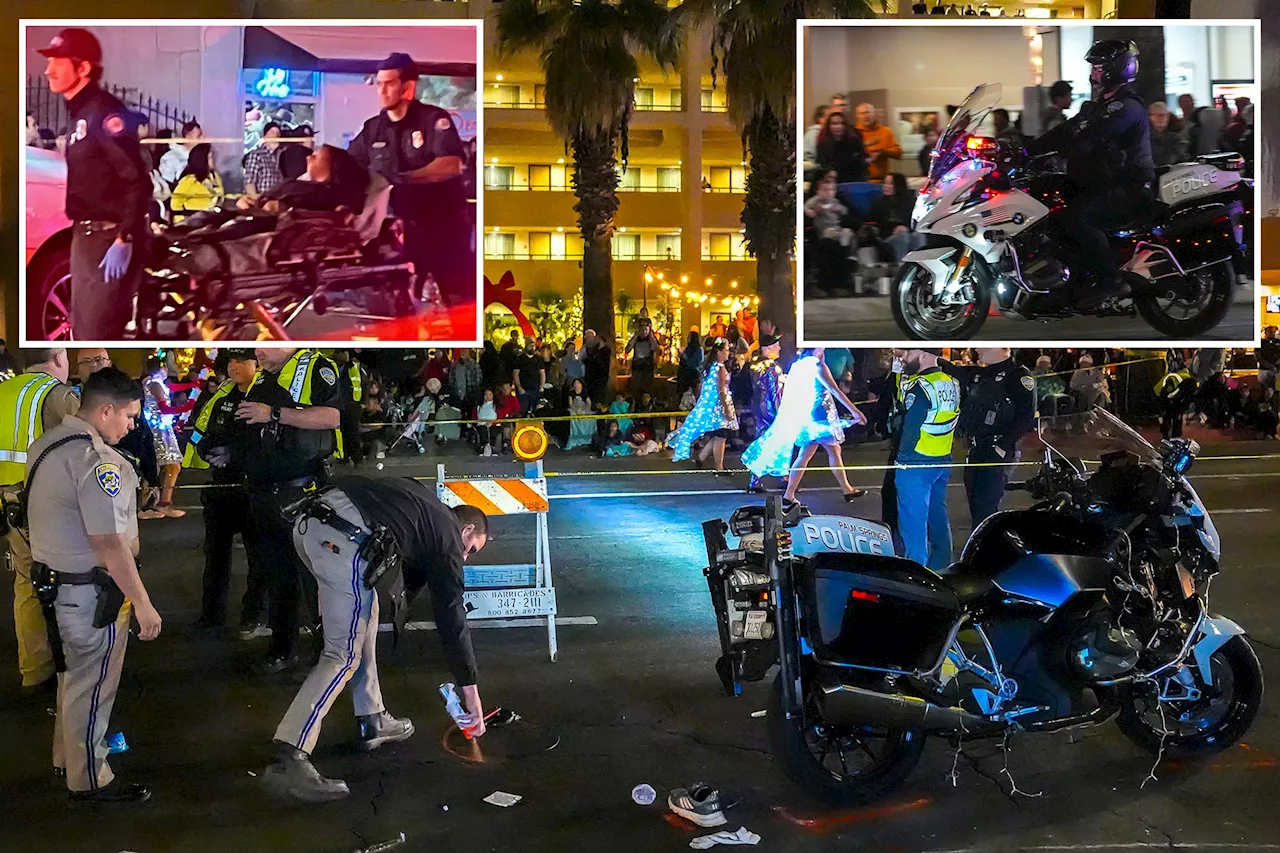 California cop injures 9, loses hand at Christmas parade after accidentally plowing his motorcycle into crowd