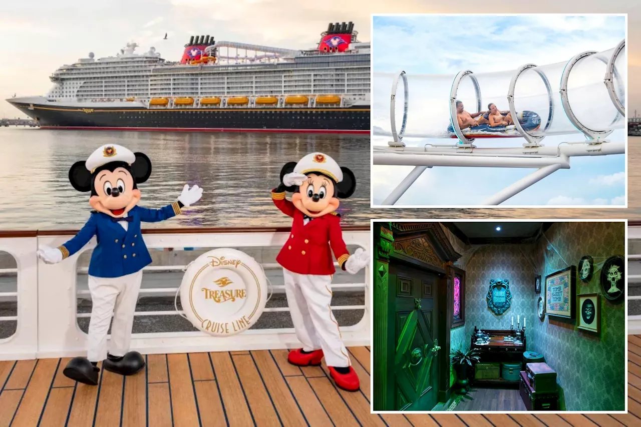 Disney Treasure cruise ship is a veritable theme park at sea