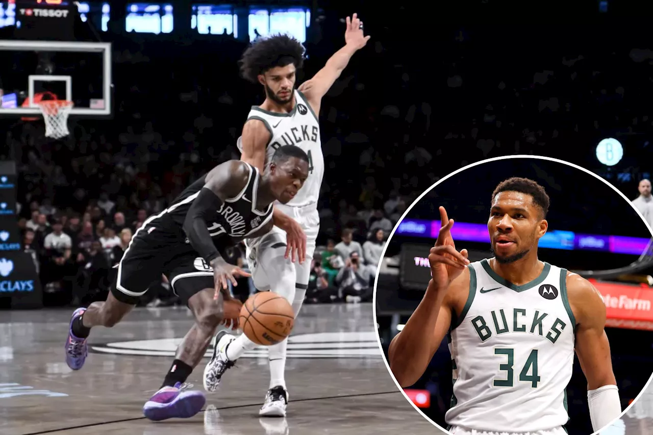 Nets undone by Giannis Antetokounmpo's late dominance in tough loss to Bucks