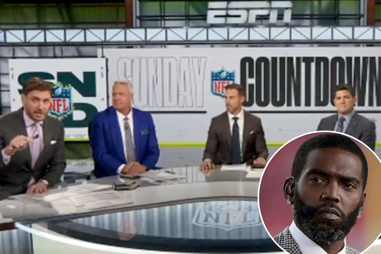 Randy Moss receives support from ESPN 'Sunday NFL Countdown' crew after stepping away for health issue