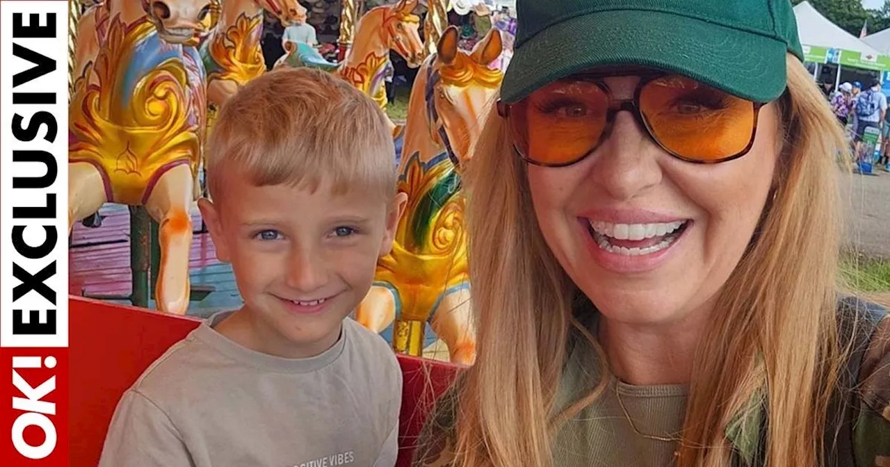 Josie Gibson's adorable Christmas tradition with son Reg, 6