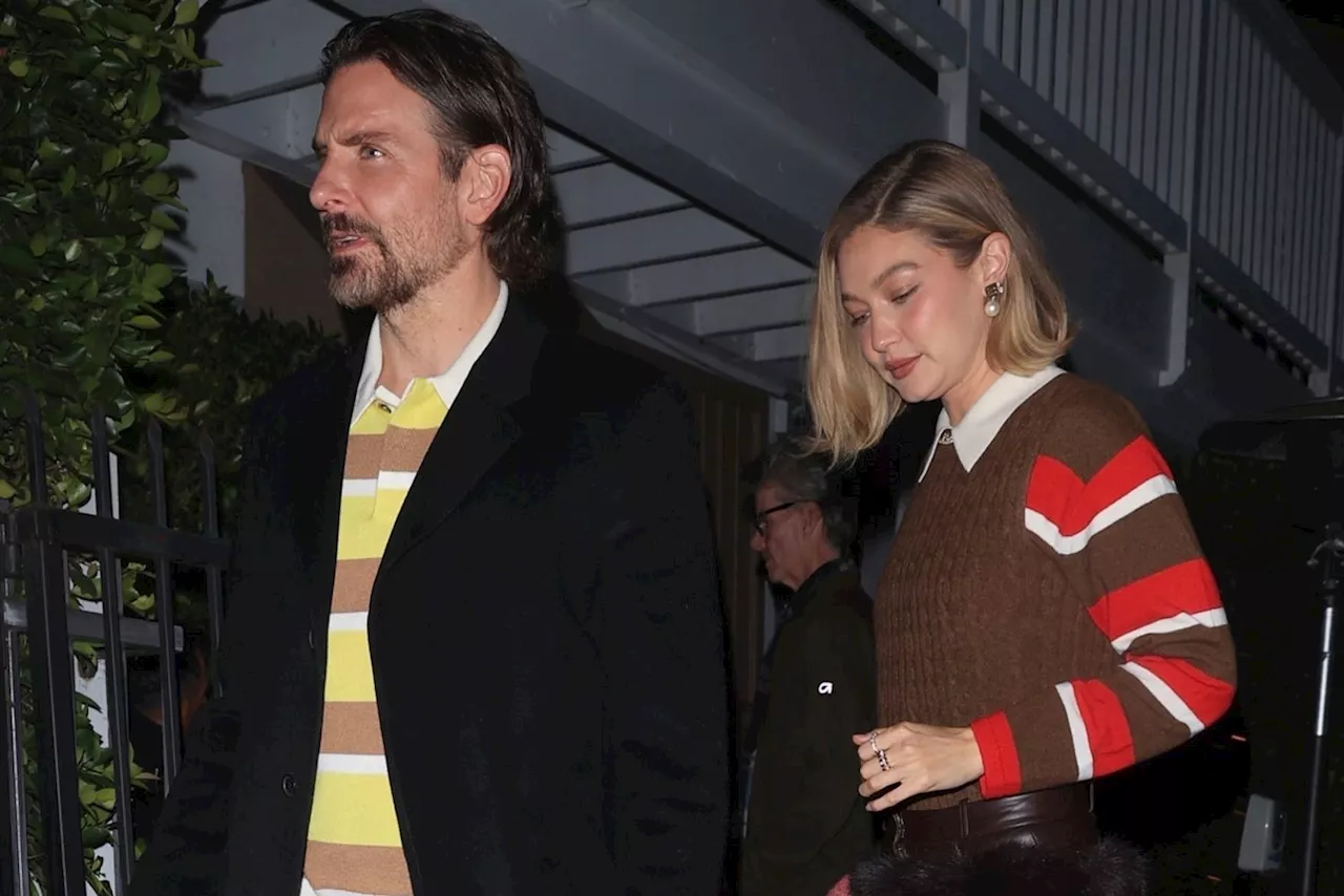 Gigi Hadid Spends Double Date Night with Boyfriend Bradley Cooper and Her Dad Mohamed in L.A.