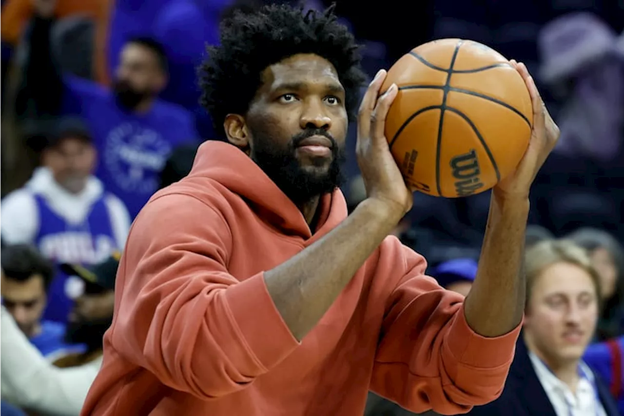 Sixers’ Joel Embiid upgraded to questionable for Sunday’s game against Chicago Bulls