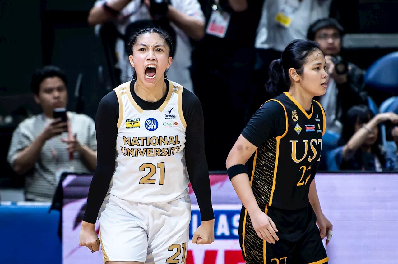 NU survives Game 1 thriller over UST, nears perfect UAAP women’s hoops season