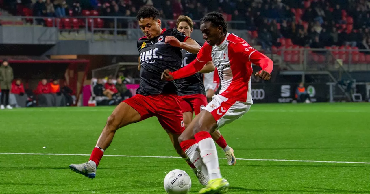 Vroege treffer Te Wierik niet genoeg voor zege FC Emmen tegen koploper Excelsior