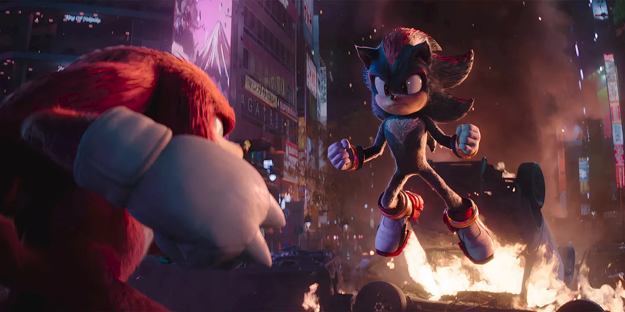 Shadow Makes An Explosive First Impression & Sonic Channels Tom Cruise's Ethan Hunt In Sonic The Hedgehog 3 Footage Description