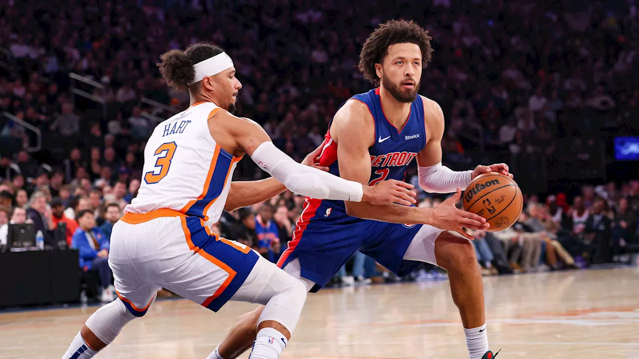 NBA Fans React to Cade Cunningham's All-Star-Caliber Showing vs Knicks