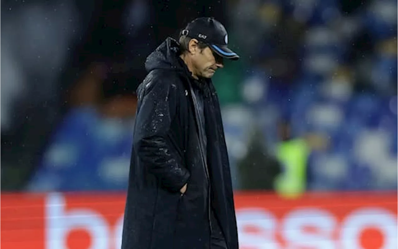 Napoli-Lazio, Conte: 'La strada è giusta, non sono deluso dalla prestazione'