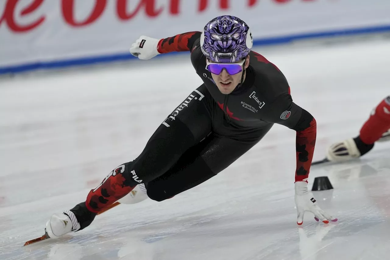 Canada's Roussel wins 1,000-metre gold at World Tour short-track speedskating event