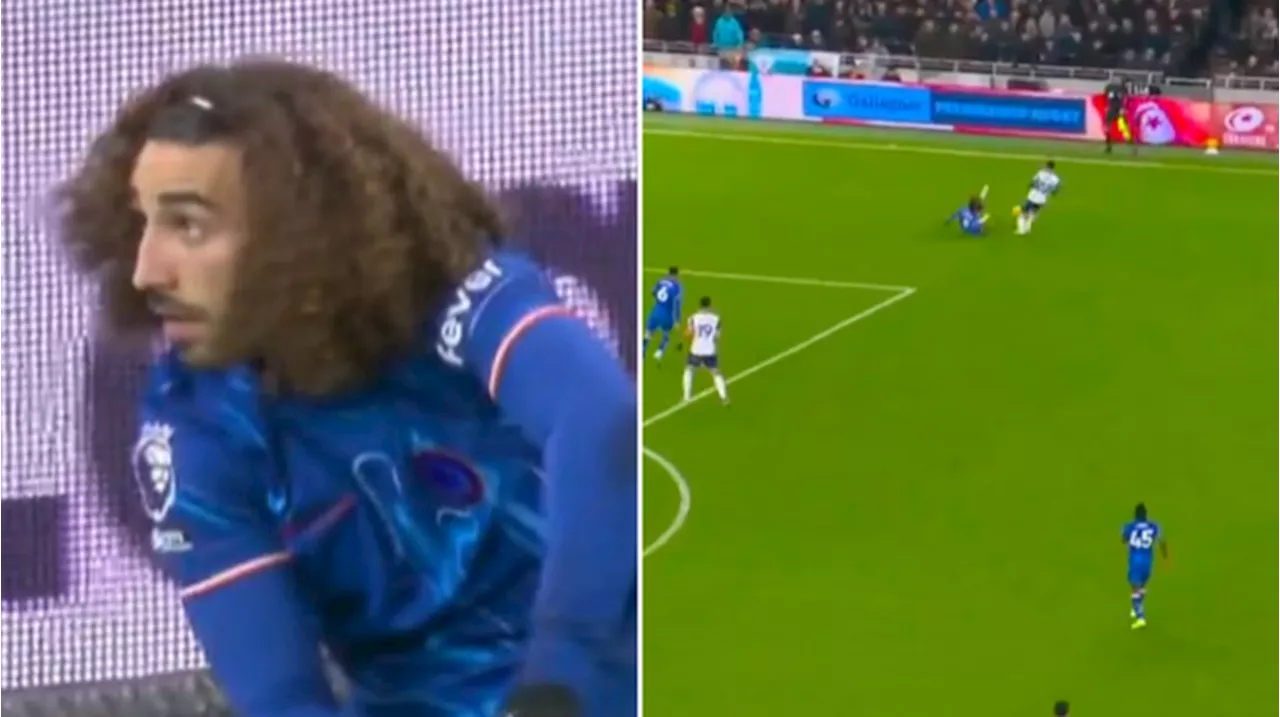 Jamie Carragher calls out Marc Cucurella for 'embarrassing' antics after Spurs' second goal