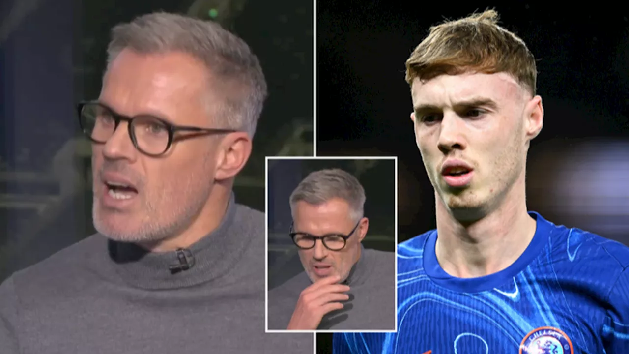 Jamie Carragher sends social media into meltdown with huge Cole Palmer claim as fans left divided