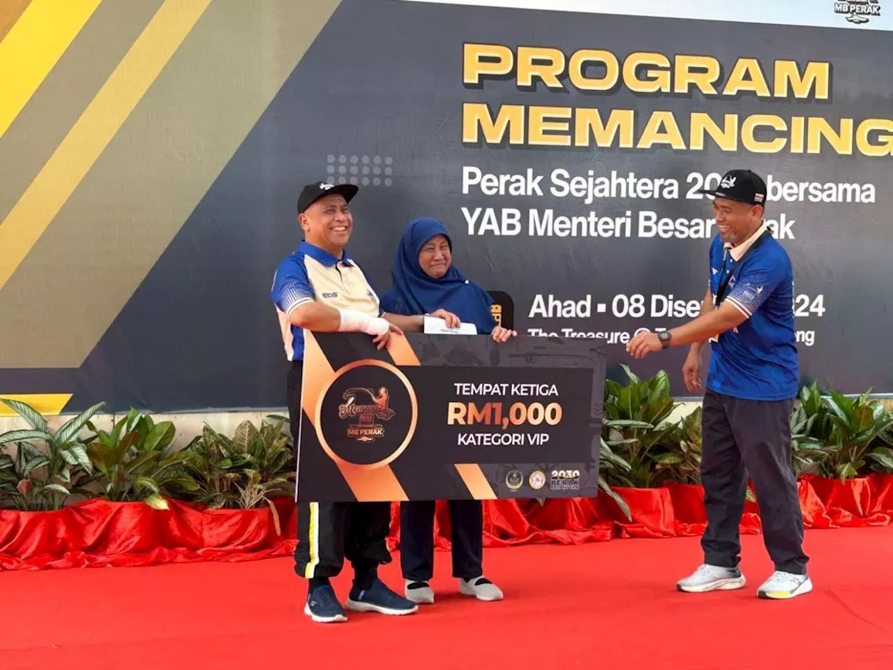 Saarani, wife among winners at Perak Sejahtera 2030 fishing event