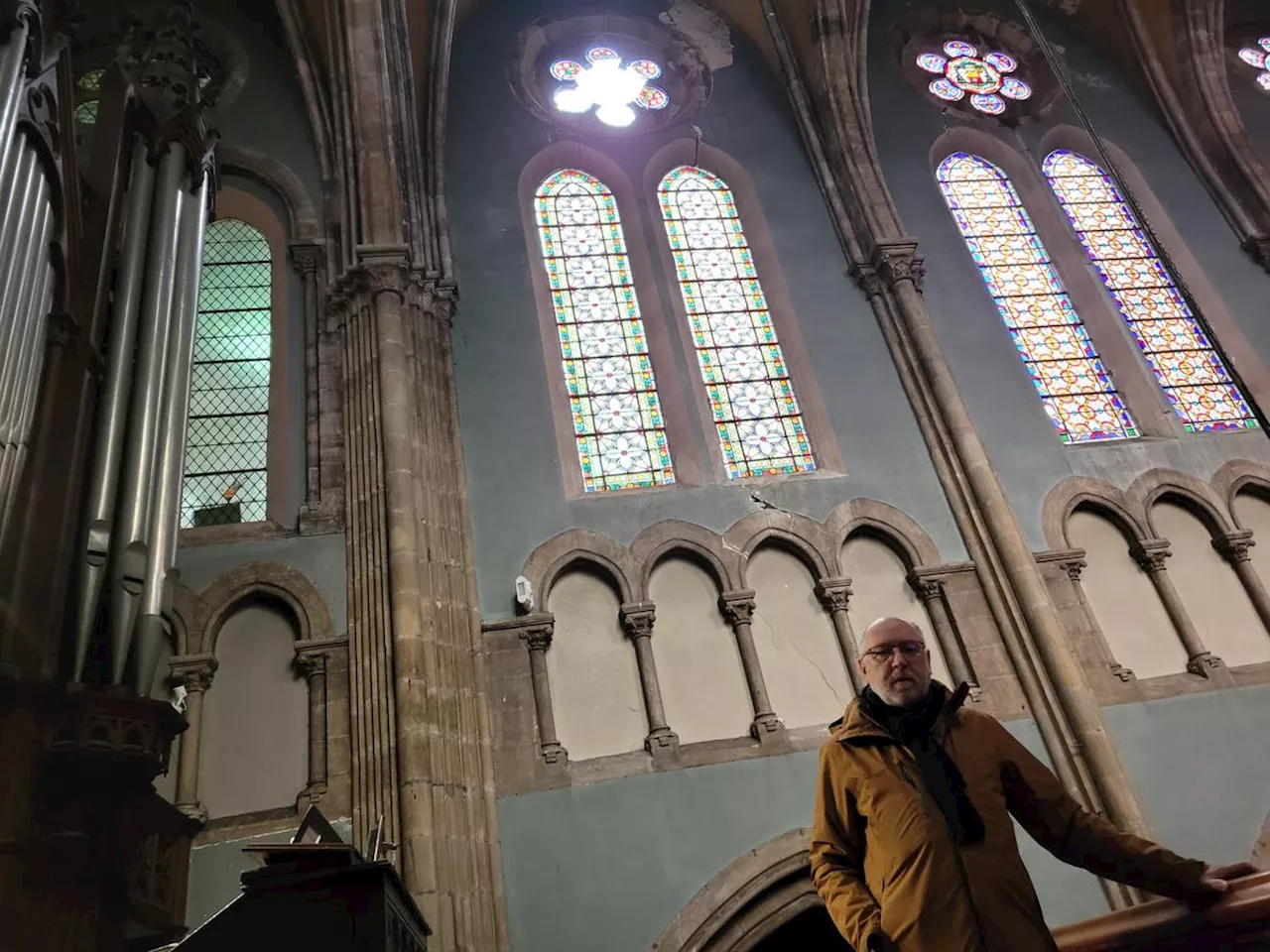 Bayonne : la tempête Darragh fait tomber un vitrail de l’église Saint-André