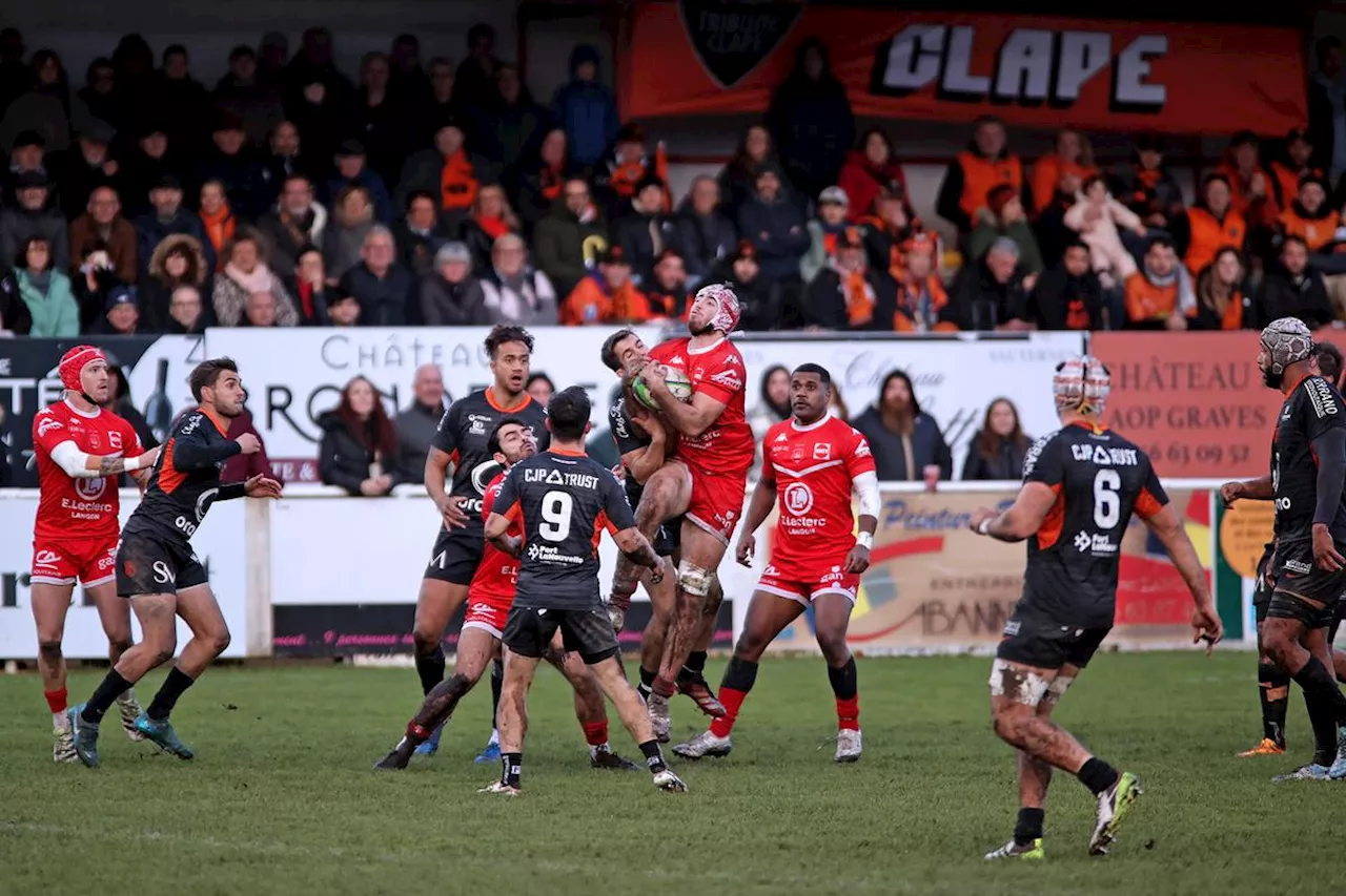 Rugby (Nationale) : le point de la hargne de Langon contre Narbonne