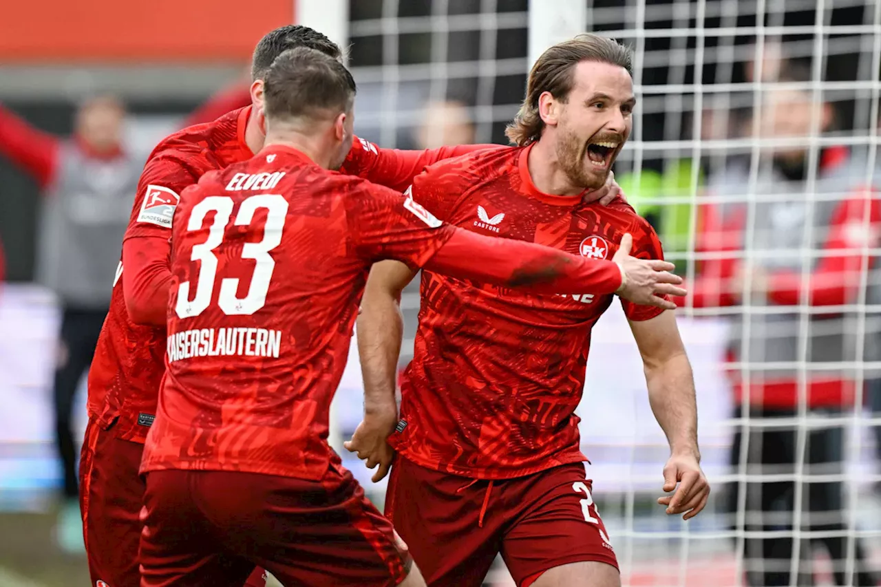 Zweite Liga: Kaiserslautern feiert Derby-Sieg und setzt sich oben fest