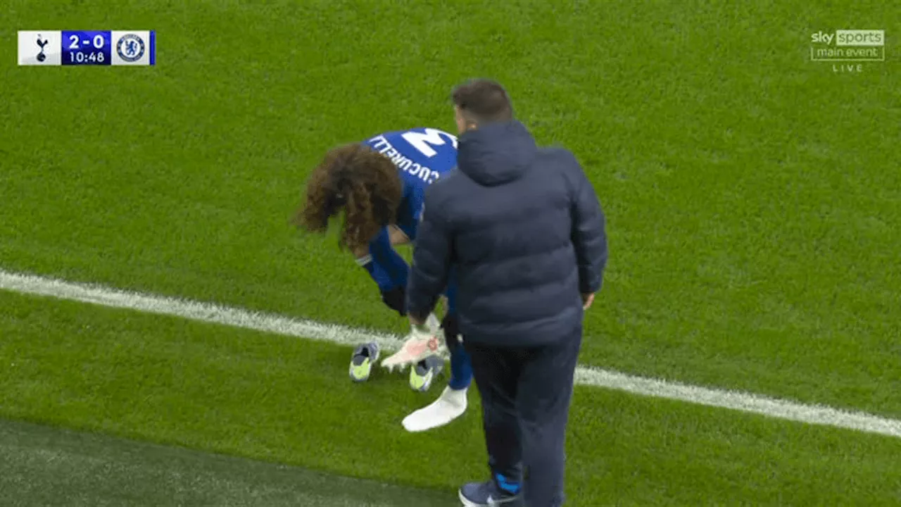 – Marc Cucurella changes boots after nightmare start at Spurs as Jamie Carragher labels C...