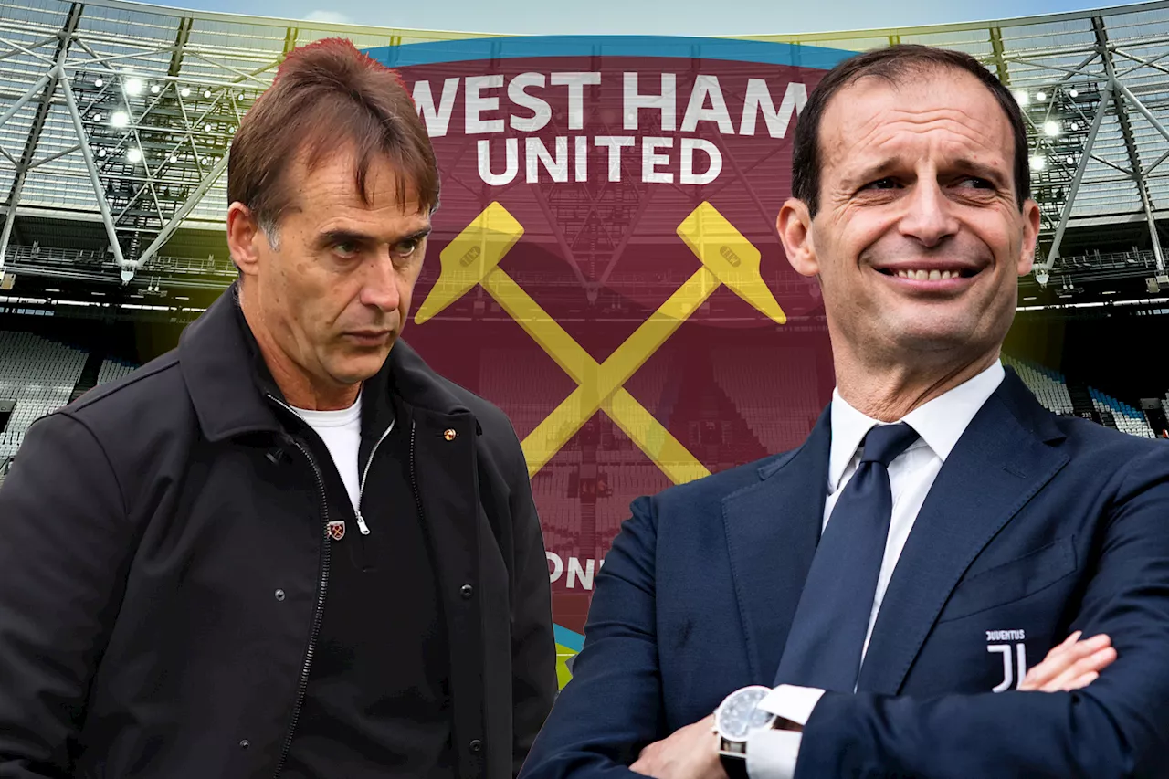 West Ham hold talks with serial title winner to replace Julen Lopetegui...