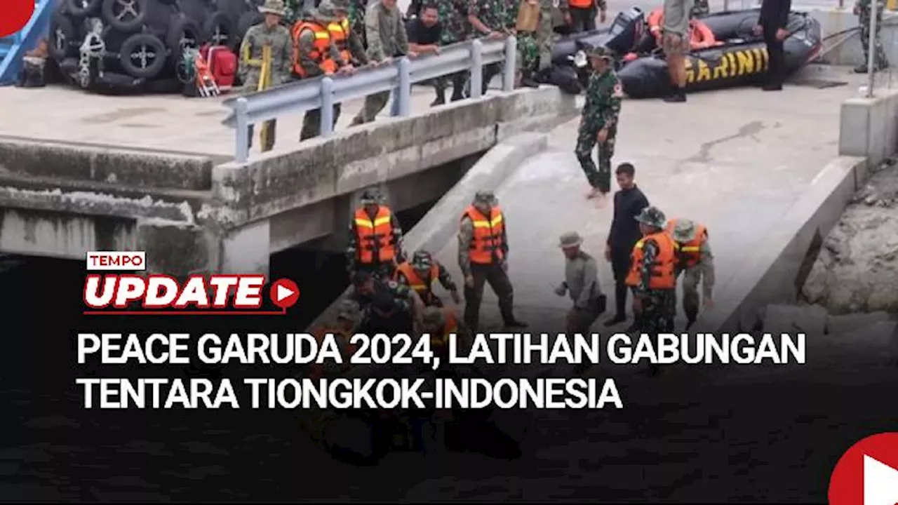 Latihan Gabungan Tentara Tiongkok-Indonesia dalam Peace Garuda 2024