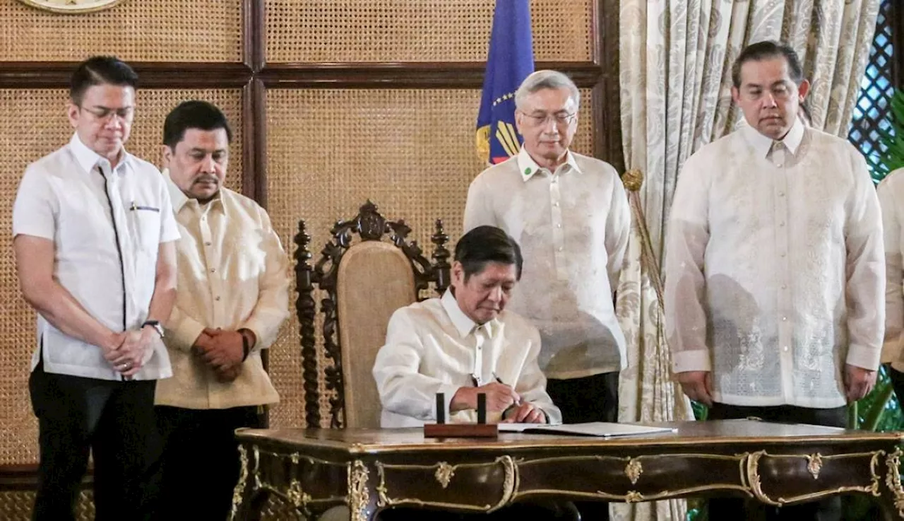 Marcos to sign three new laws