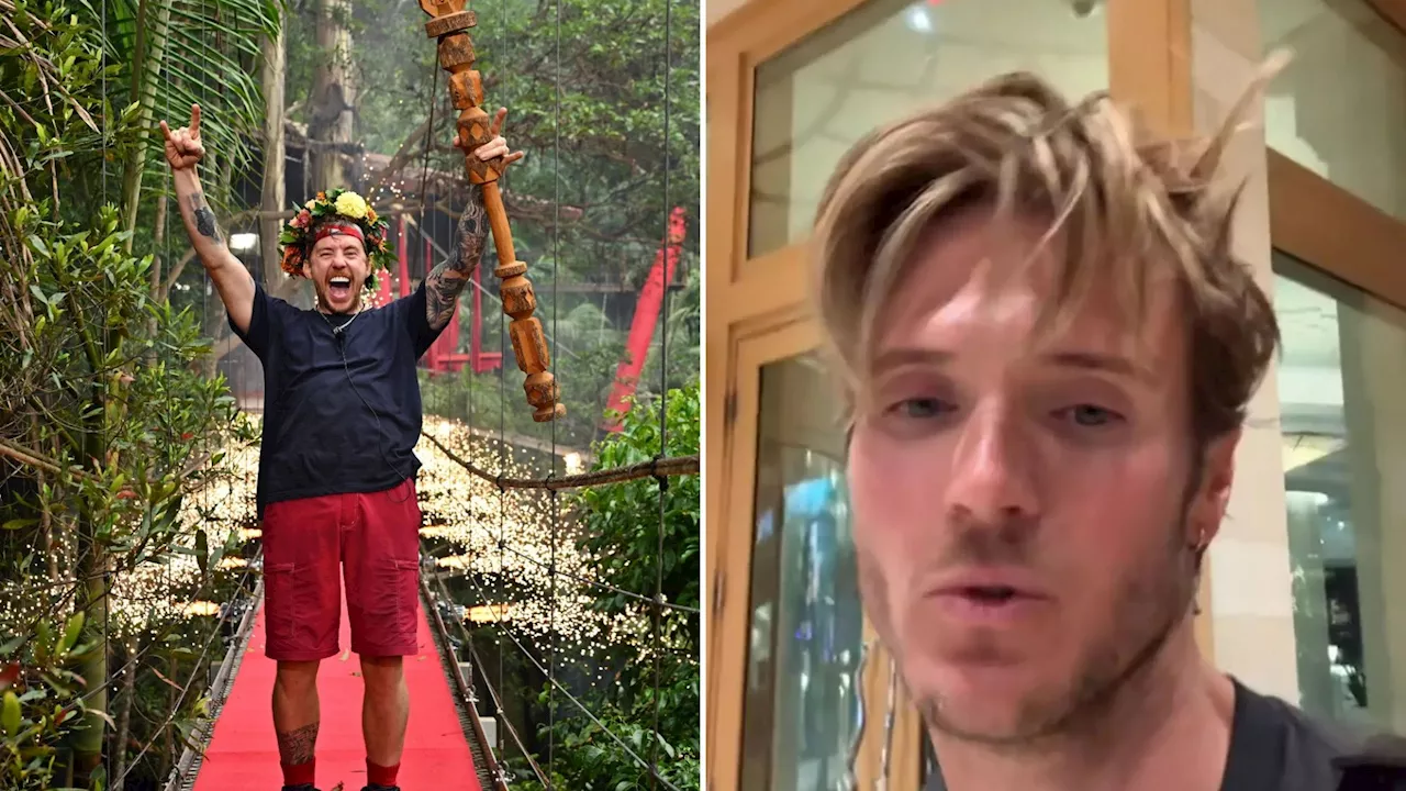 Danny Jones McFly bandmates react as he wins I’m A Celeb – joking they voted for Coleen Rooney...