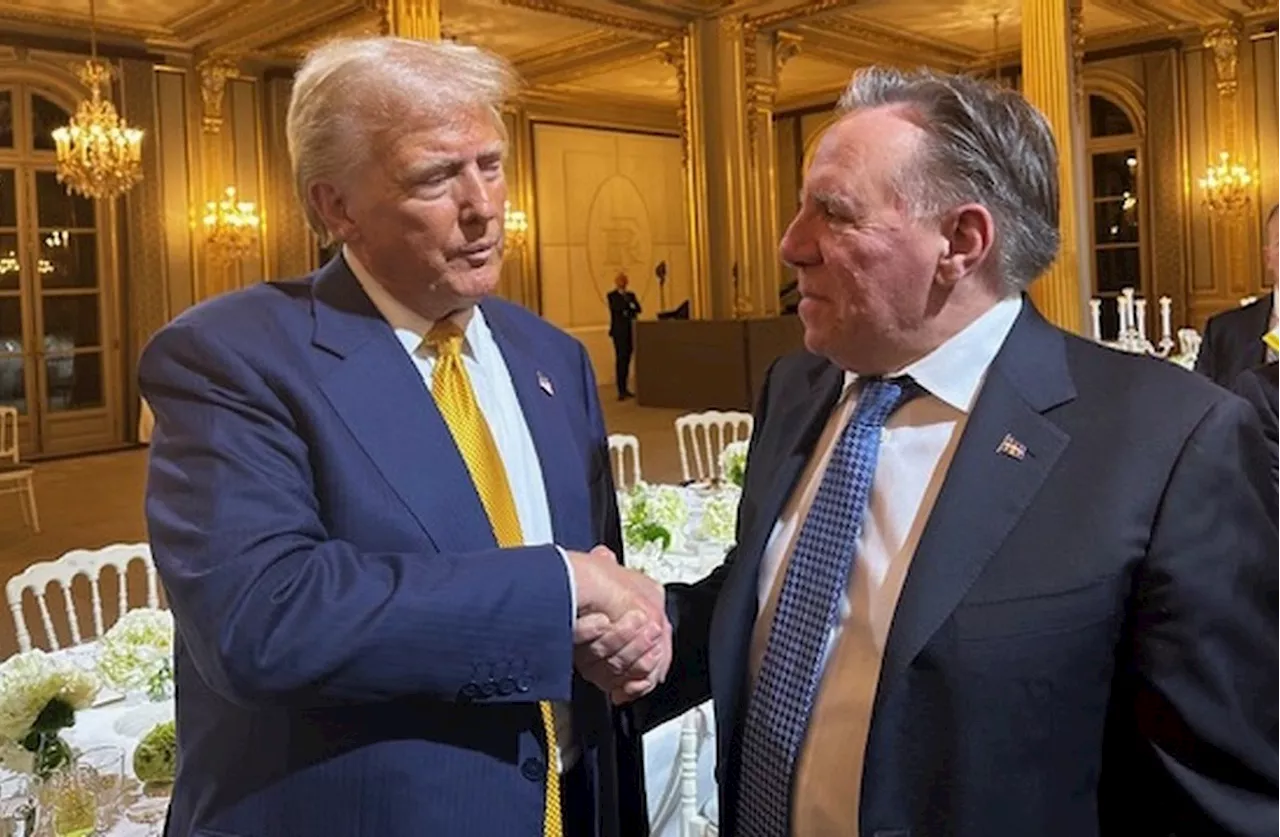 Border control and tariffs: Quebec Premier François Legault meets Trump in Paris