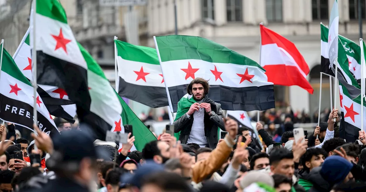 Tausende Syrer in Wien feierten Sturz des Assad-Regimes