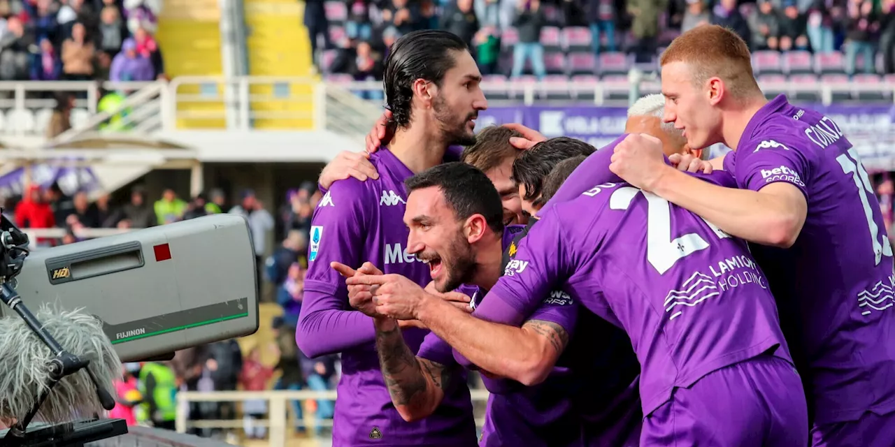 Fiorentina, ottava meraviglia e ritmo Scudetto: Cataldi segna per Bove