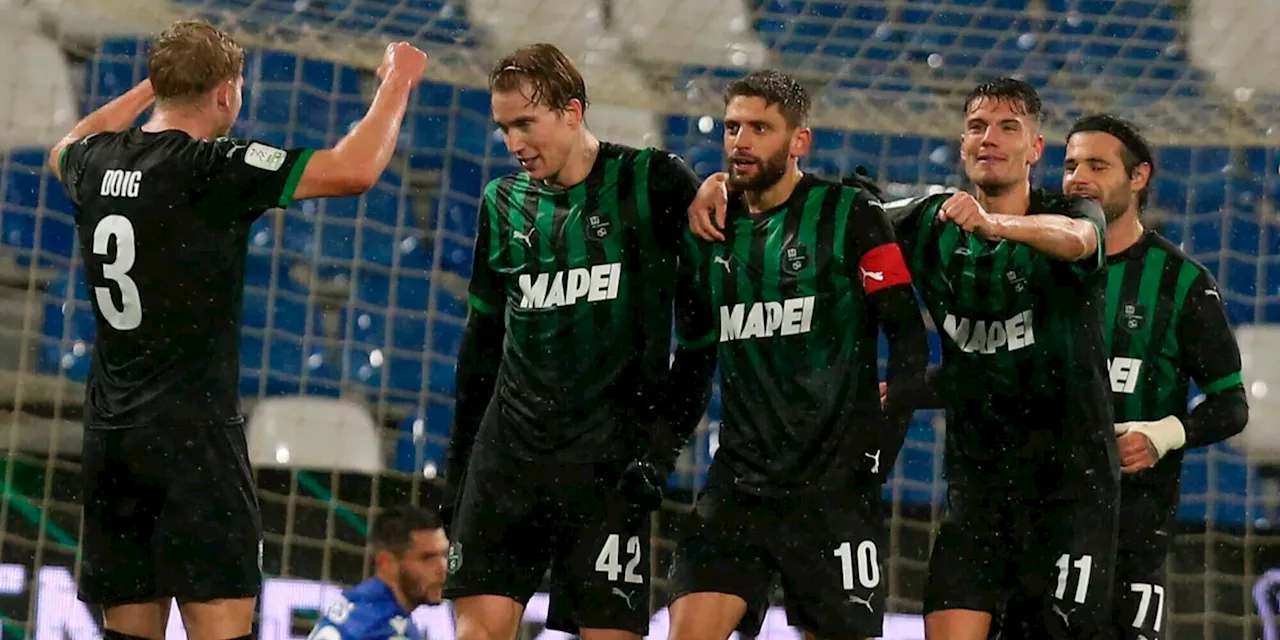 Sassuolo, 5-1 alla Samp e primato: Berardi show, i bluerchiati sprofondano