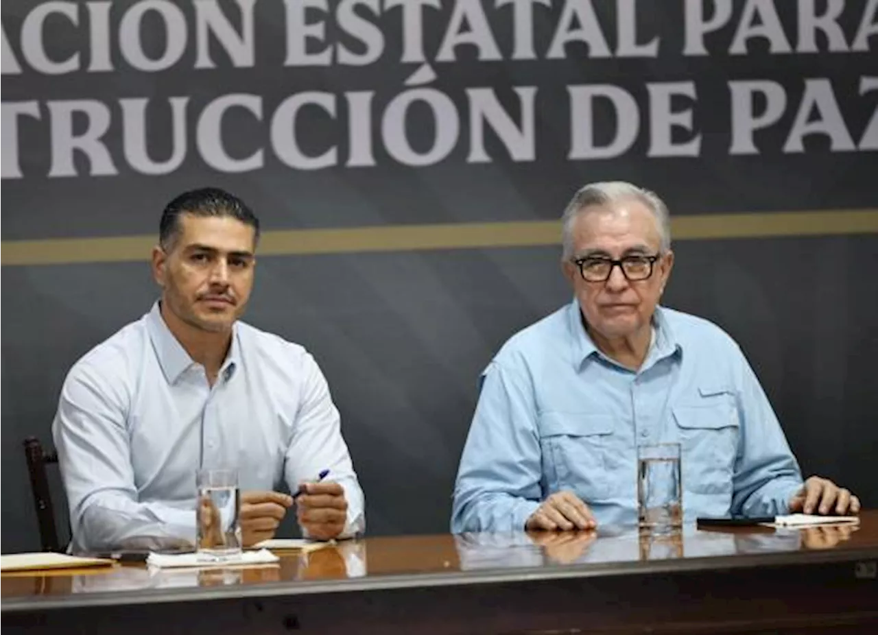 Revisa estrategia de seguridad Omar García Harfuch con Rubén Rocha Moya por violencia en Sinaloa