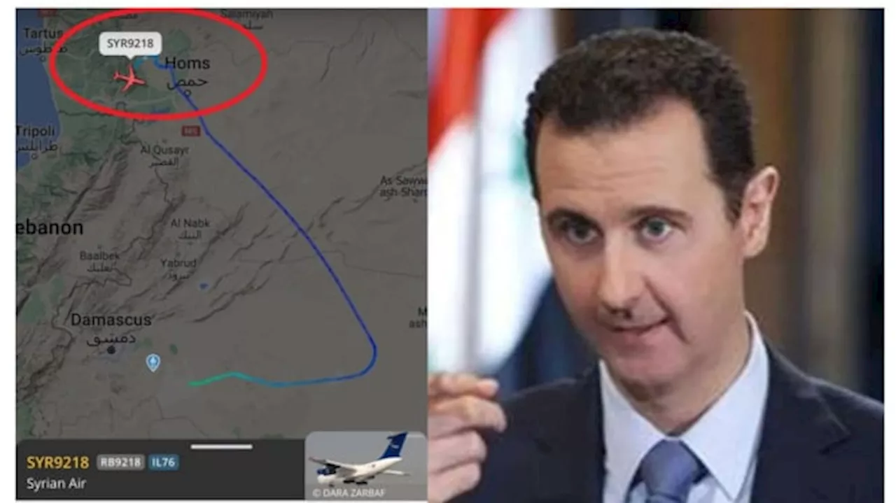 Pesawat yang Ditumpangi Presiden Suriah al Assad Hilang dari Radar, Jatuh Ditembak?