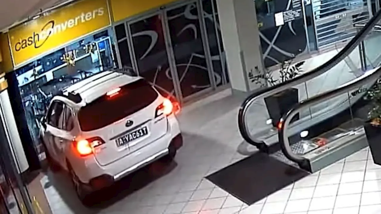 Subaru Outback takes place of WRX in bizarre ram raid