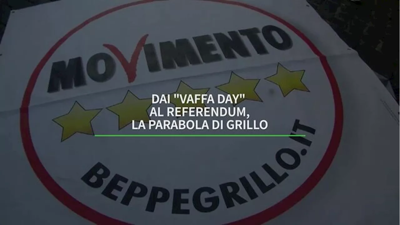 Dai 'vaffa day' al referendum, la parabola di Grillo