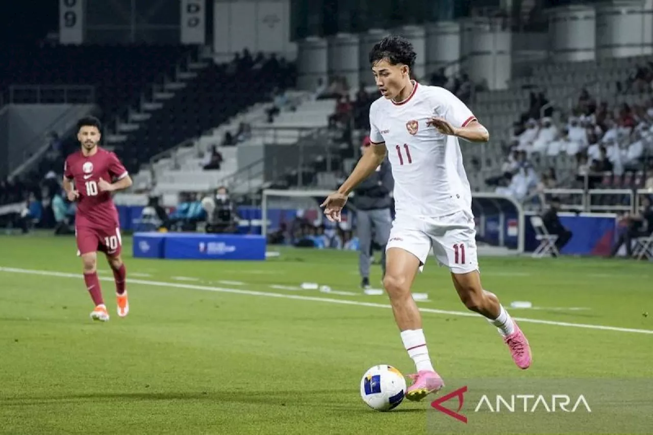 Timnas Indonesia vs Myanmar imbang 0-0 di babak pertama