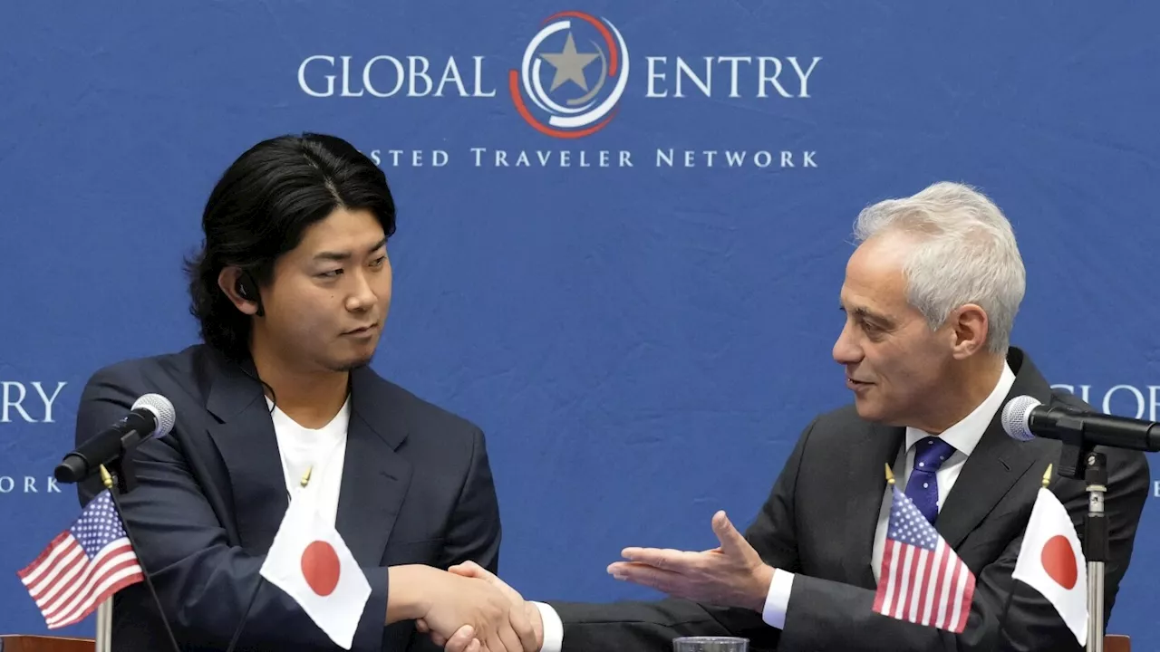 Should Sasaki join Cubs? Emanuel, a fan of the team and ambassador to Japan, is being diplomatic