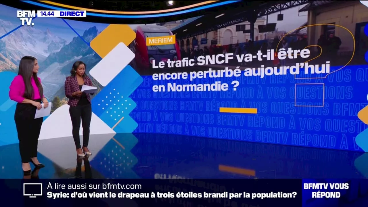 Le trafic SNCF va-t-il être encore perturbé ce lundi en Normandie? BFMTV répond à vos questions