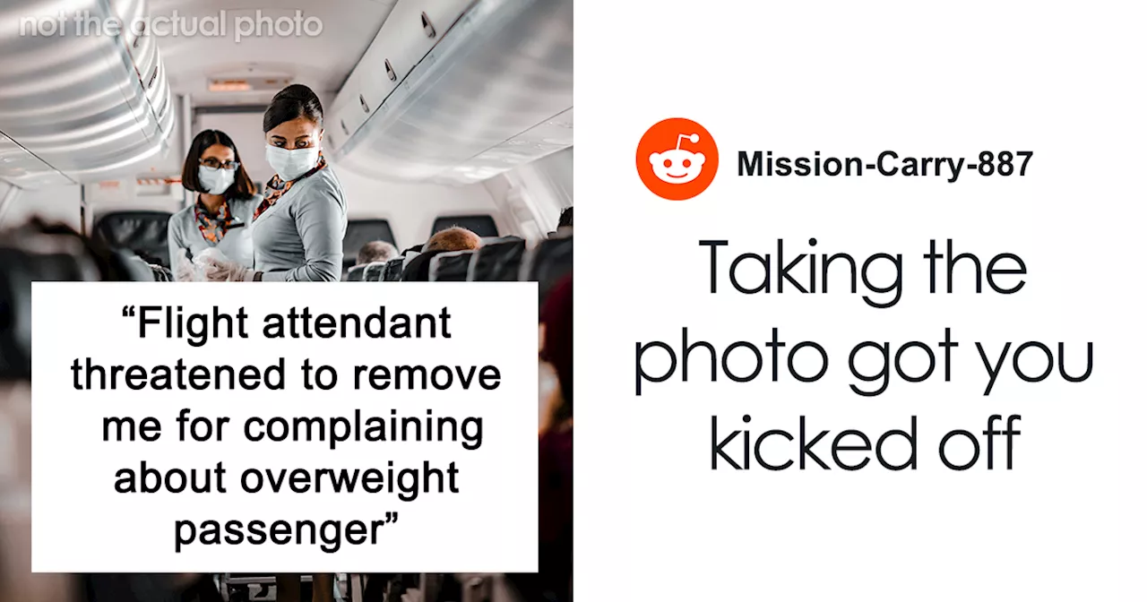 Flight Attendants Kick Out Passenger Who Barely Fits In Their Seat Due To Obese Seatmate