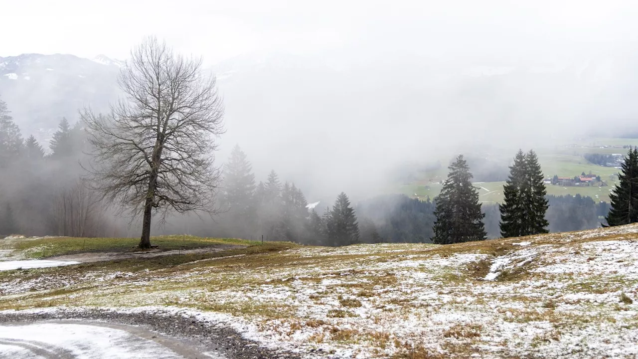 Wetter: Wochenstart mit Regen und etwas Schnee