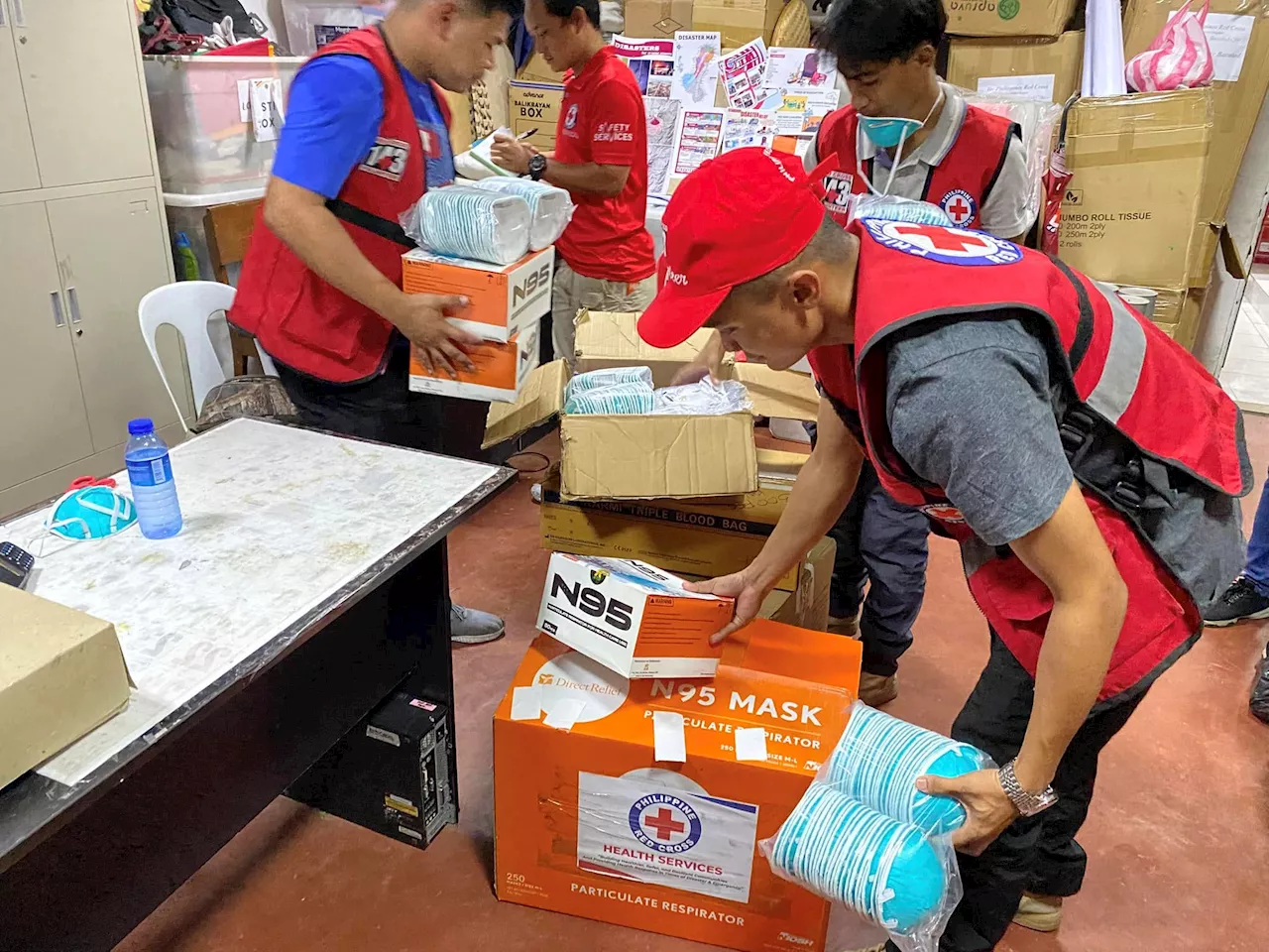 PRC volunteers, assets ready to be deployed to communities affected by Kanlaon eruption