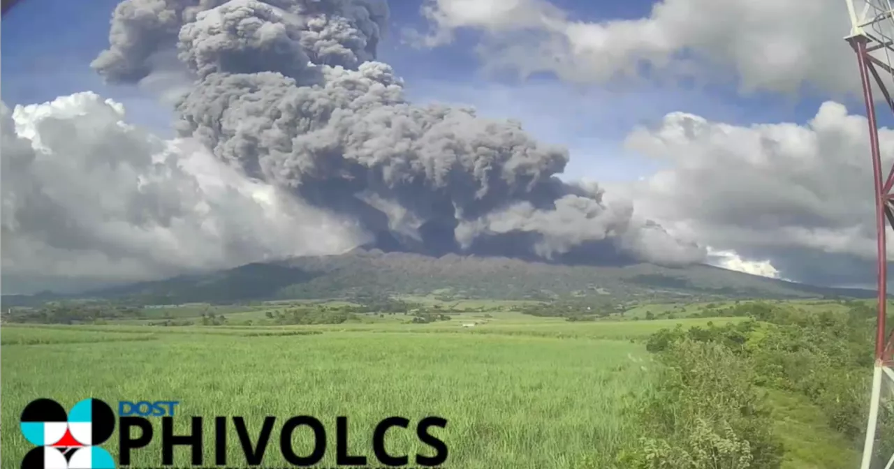 Philippines' Kanlaon volcano erupts, shooting ash 2.5 miles into the sky and prompting mass evacuation