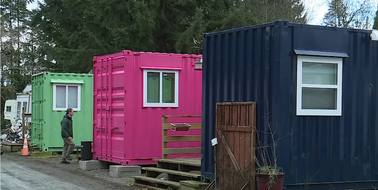 Shipping container homes in Courtenay open in time for Christmas