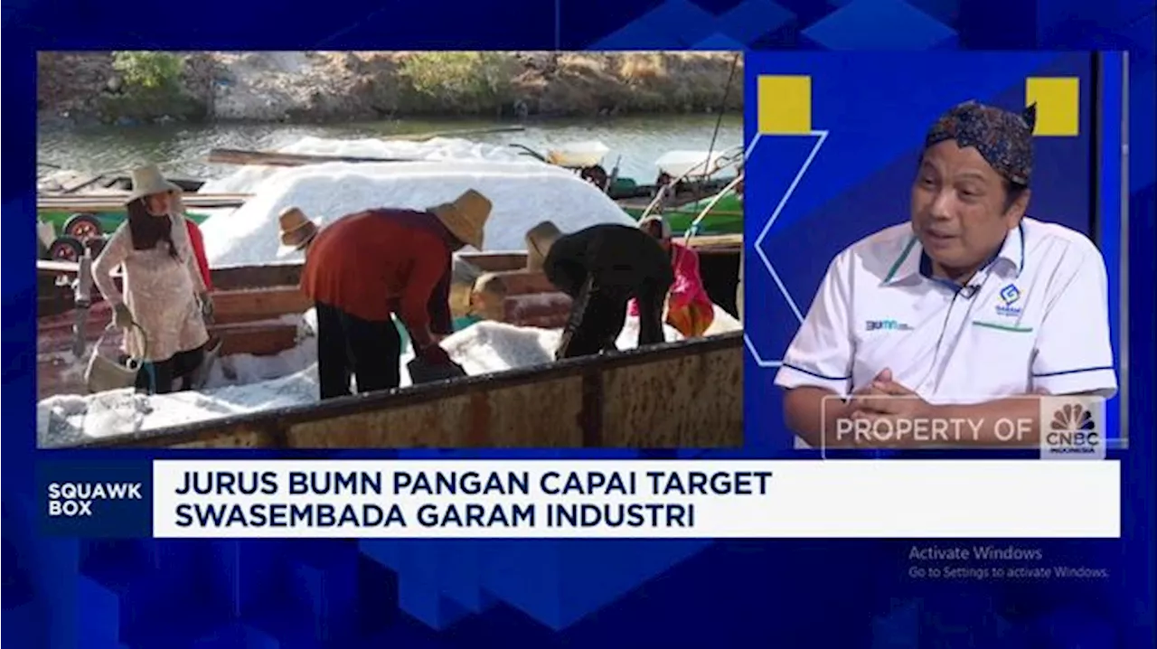 Video: Genjot Produksi Garam, BUMN Pangan Siap Investasi Rp1,4 Triliun