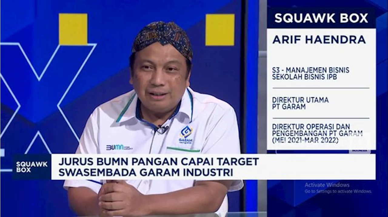 Video: Kurang Modal & Kualitas, Masalah RI Capai Swasembada Garam 2027